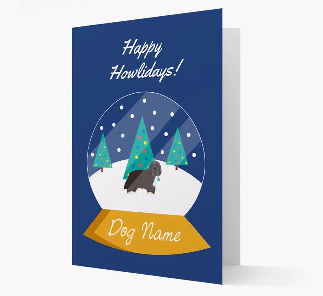 'Happy Howlidays' - Personalized {breedFullName} Card